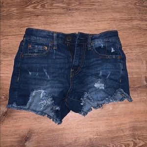 girls jean shorts